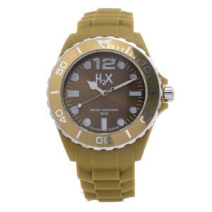 Haurex Silicone Sport Watch Unisex Brown Unisex Watches